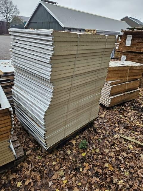 Restantstukken dak- en wandpanelen 50cm tot 100cm € 5.- pst, Doe-het-zelf en Verbouw, Platen en Panelen, Nieuw, Overige materialen