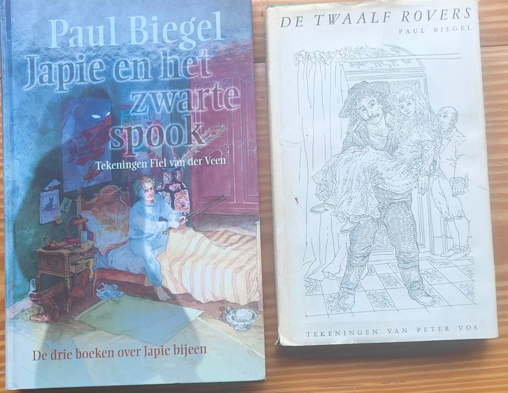 Paul Biegel : De twaalf rovers en Japie en het zwarte spook., Ophalen of Verzenden