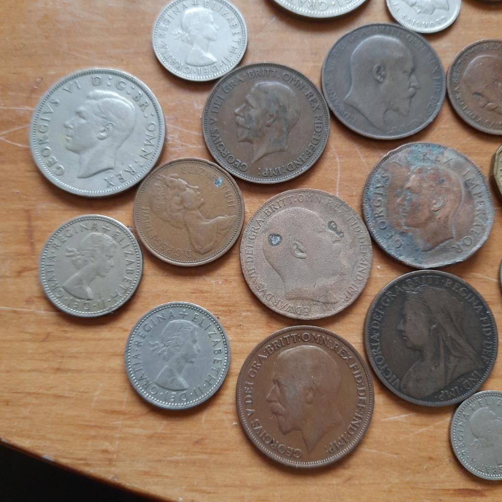 35 Oude Munten Engeland, Verzenden, Overige landen