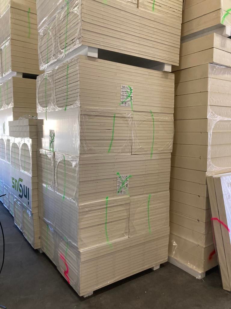 Pir isolatie 60 x 120 cm - Outlet 30/50/60/70/80/90/100/120, Doe-het-zelf en Verbouw, Isolatie en Afdichting, Ophalen, 12 cm of meer