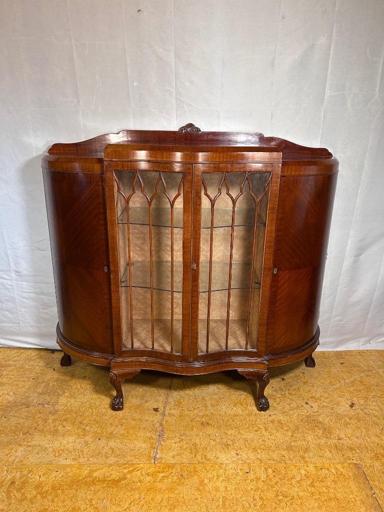 Gratis bezorging! Vitrinekast Victoriaans Edwardiaans1880, -, 100 tot 150 cm, -, 150 tot 200 cm