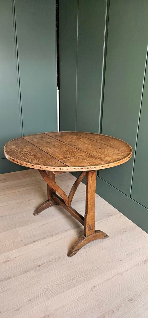 Antieke Franse Wijntafel / Table Vigneron - Uniek!, Antiek en Kunst, Ophalen