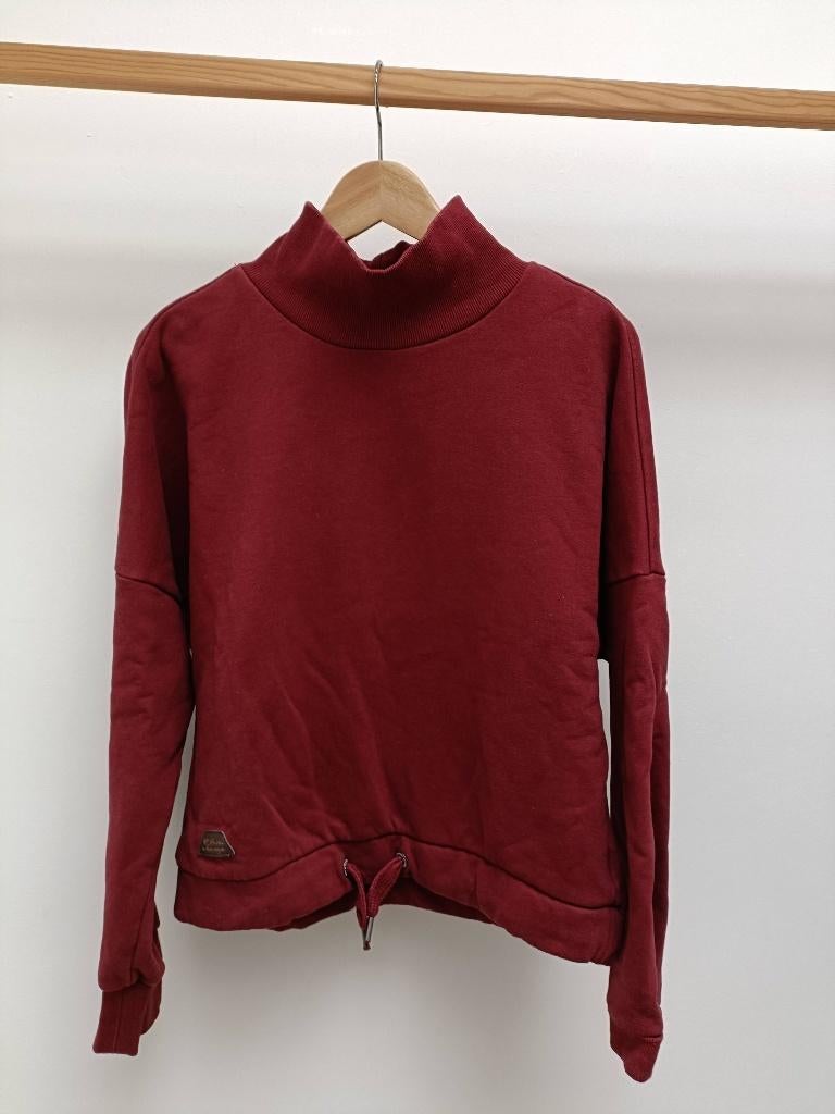 Ragwear SAVERIA - Sweatshirt bordeaux S, Kleding | Dames, Ophalen of Verzenden, Zo goed als nieuw, Maat 36 (S), Rood