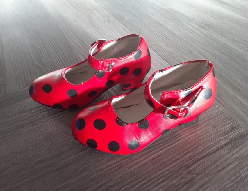 Spaanse Flamenco schoenen, Maat 24, Gebruikt, Meisje, Schoenen, Ophalen of Verzenden