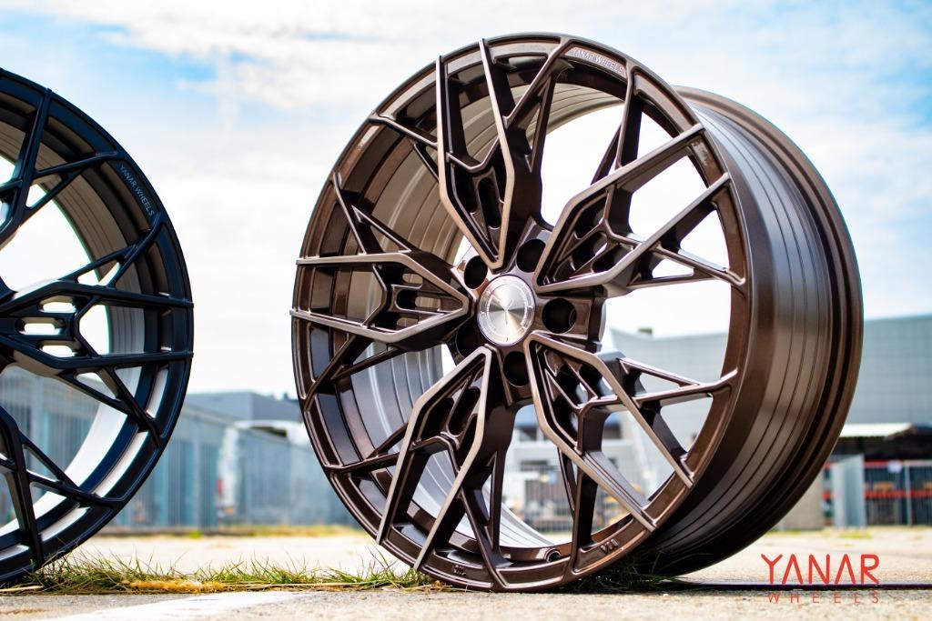YANAR GRO-050 FLOW FORGED 19 INCH 5X112 AUDI VW SEAT SKODA, Auto-onderdelen, Banden en Velgen, 19 inch, Velg(en), Nieuw, Ophalen of Verzenden