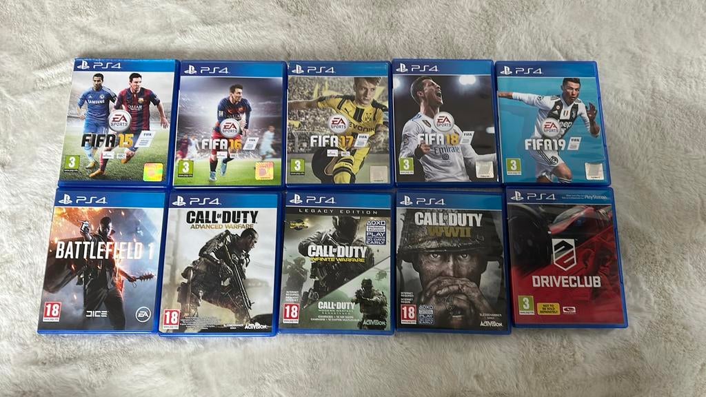 PS4 Games - Call of Duty, FIFA, Battlefield, Driveclub, Spelcomputers en Games, Games | Overige, Ophalen, Online, Gebruikt, Shooter