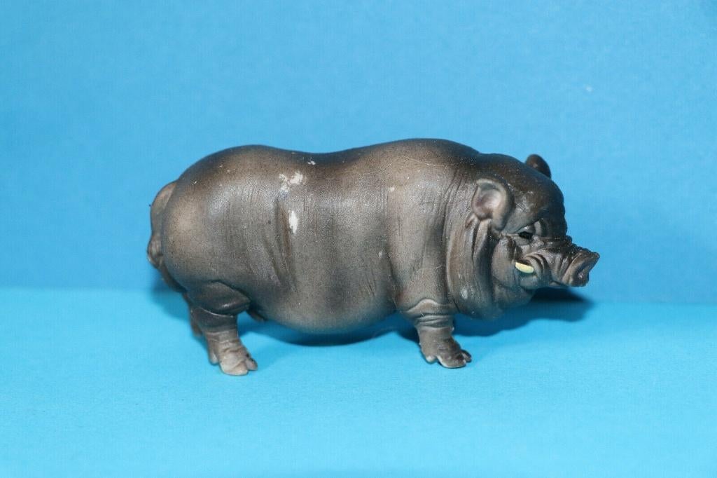 Schleich 13239 hangbuikzwijn (1997) dierfiguur, Ophalen of Verzenden, Gebruikt, Boerderijdier, Beeldje of Figuurtje