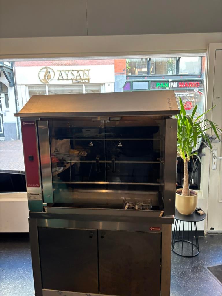 Diamond kipgrill en hendi warmhoud vitrine, Ophalen, Ovens, Magnetrons en Steamers