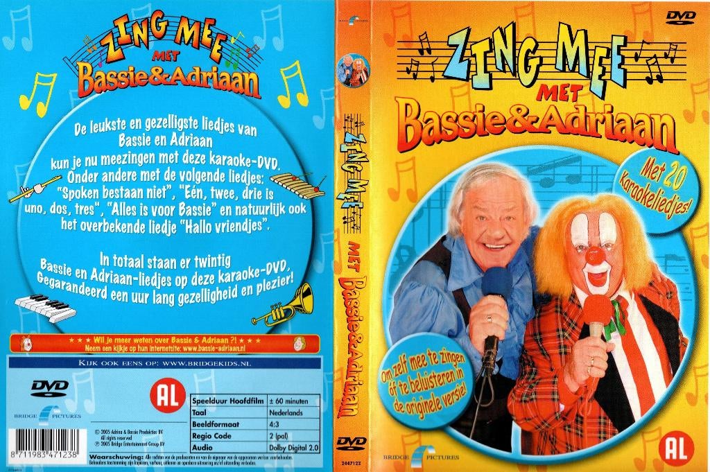 Bassie & Adriaan, Zing mee met Bassie & Adriaan, Alle leeftijden, Ophalen of Verzenden, Zo goed als nieuw