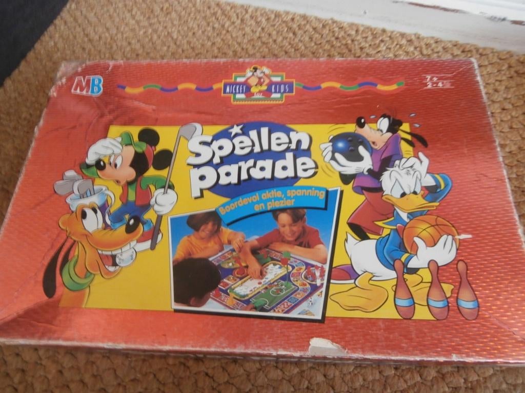 bordspel Mickey Kids spellen parade Disney gezelschapsspe MB, Hobby en Vrije tijd, Gezelschapsspellen | Bordspellen, Ophalen of Verzenden
