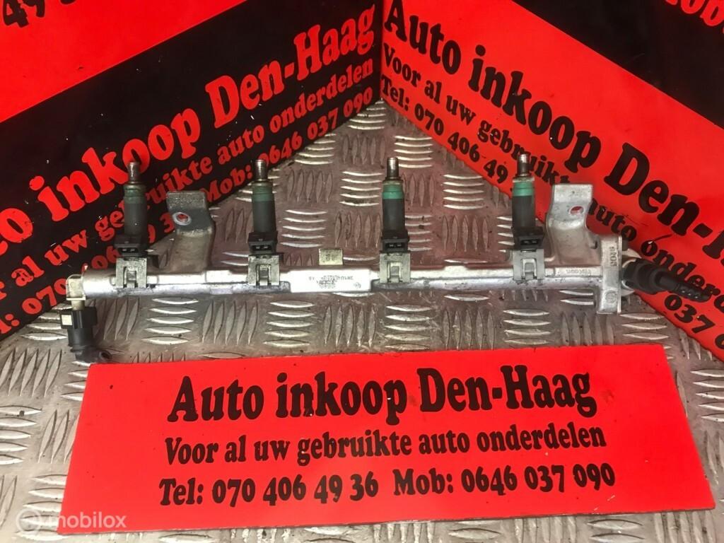 Ford Fiesta Focus ('02-'08) 1.4 16V Injectoren GROEN, Auto-onderdelen, Ophalen of Verzenden, Gebruikt, Ford