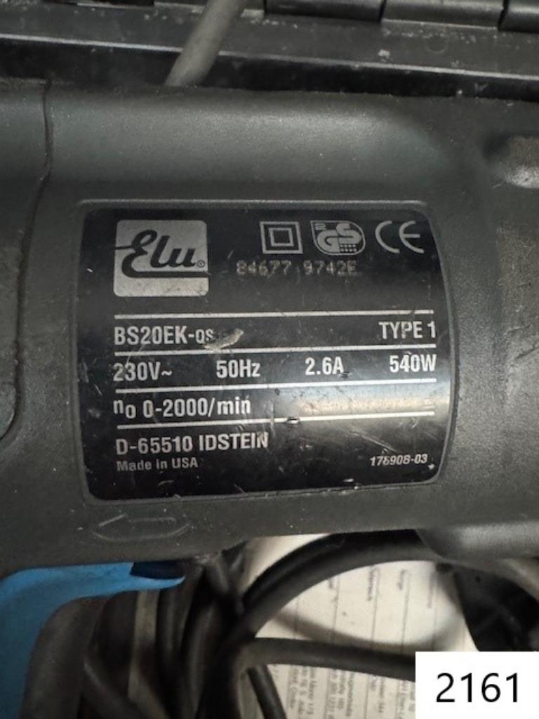 2161. Boormachine / schroefmachine / ELU / Hitachi, Ophalen, Gebruikt, Boormachine