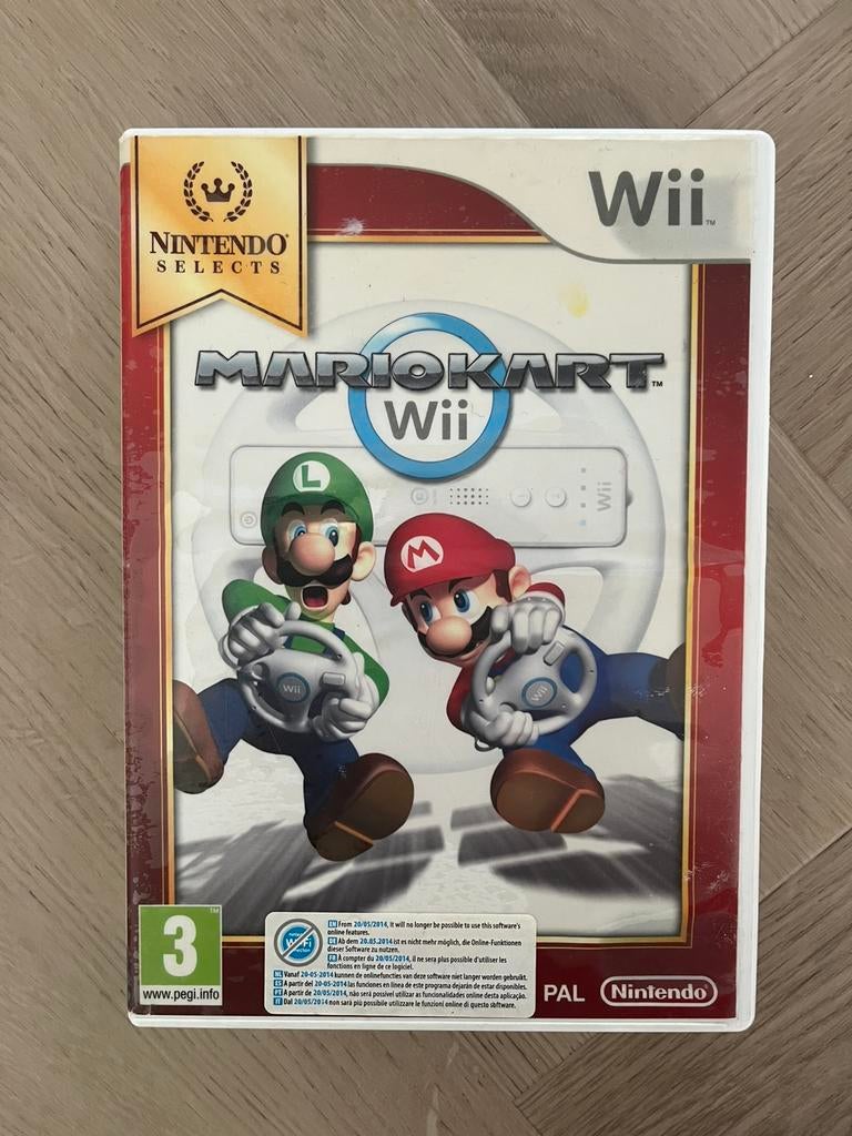 Nintendo wii selects mariokart mario kart game spel disc, Ophalen of Verzenden