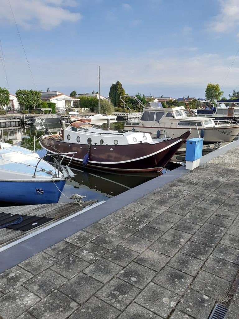 Stalen grundelsloep 1981, Watersport en Boten, Ophalen, Gebruikt, Staal, Diesel