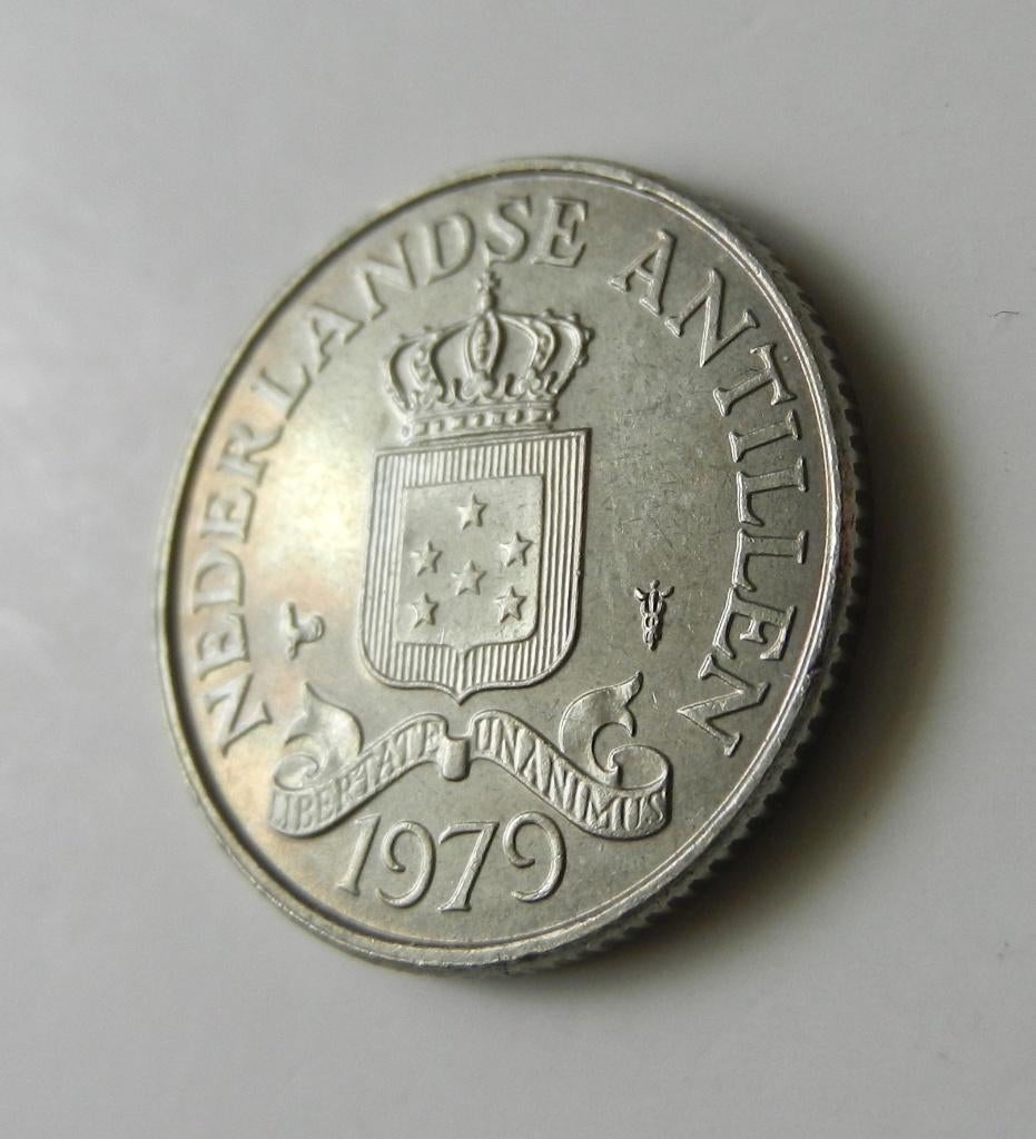 Nederlandse Antillen 25 cent 1979, Verzenden, Midden-Amerika, Losse munt