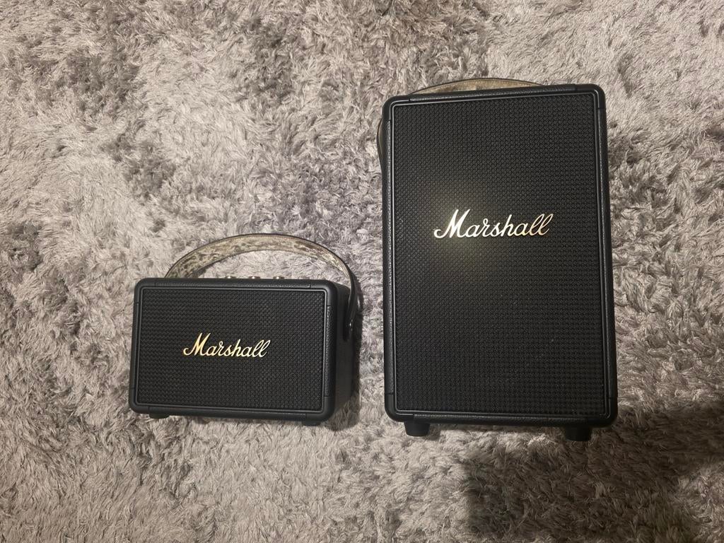Marshall Set killburn en tufton, Audio, Tv en Foto, Luidsprekers, Ophalen of Verzenden, Gebruikt, 60 tot 120 watt, Front, Rear of Stereo speakers