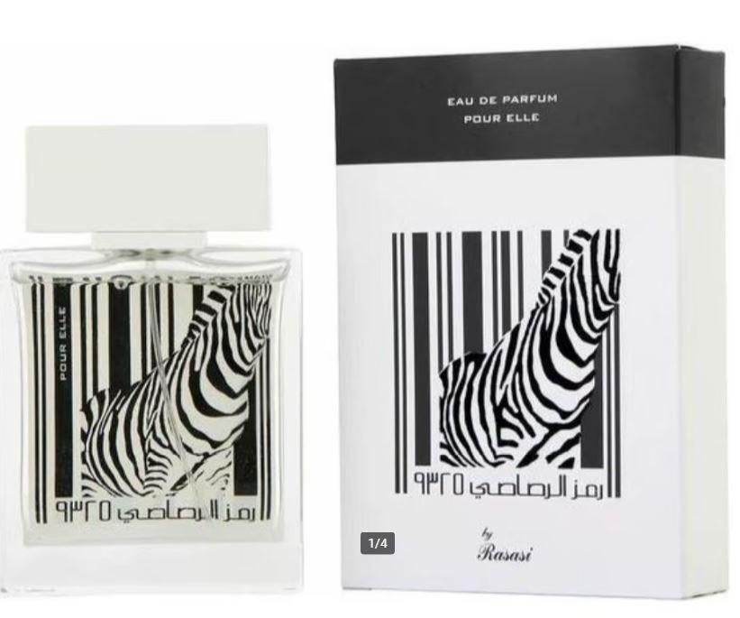 Rasasi - Rumz Al Rasasi Zebra Pour Elle Eau De Parfum - 50Ml, Verzamelen, Ophalen, Nieuw, Parfumfles, Gevuld