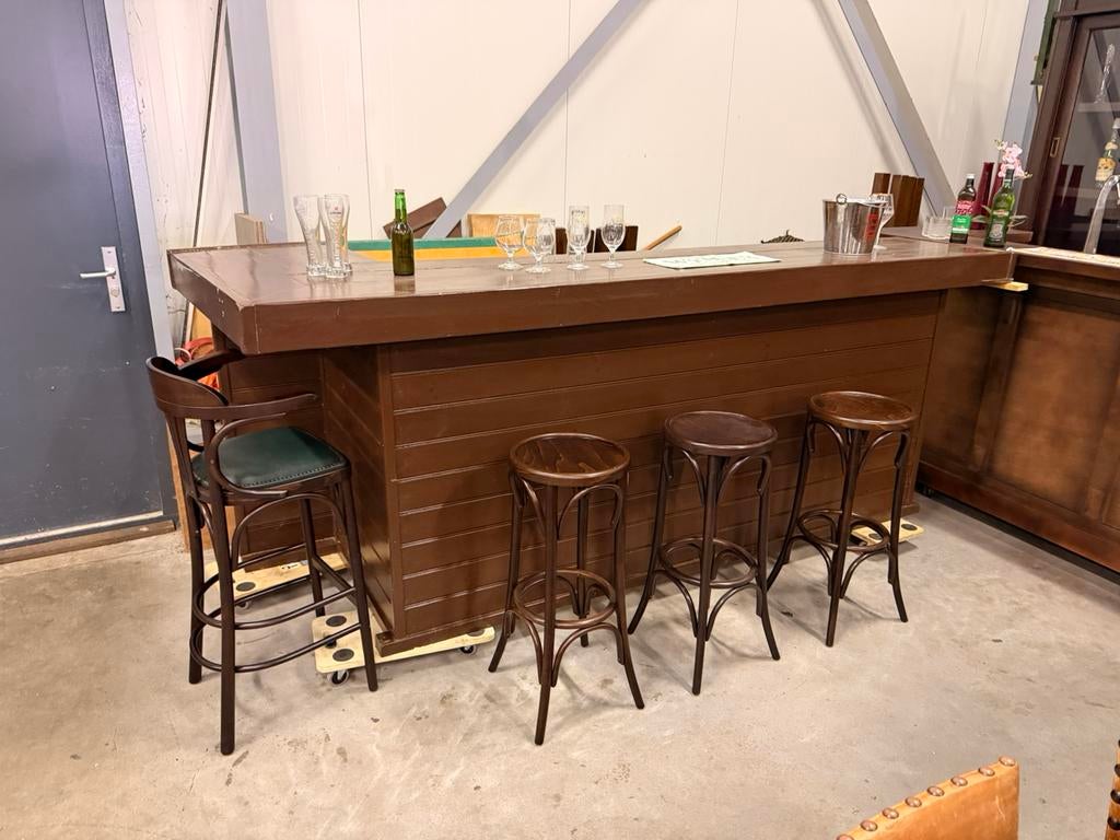 Huisbar L-vorm barretje toog mancave bar thuisbar, Ophalen of Verzenden, Gebruikt