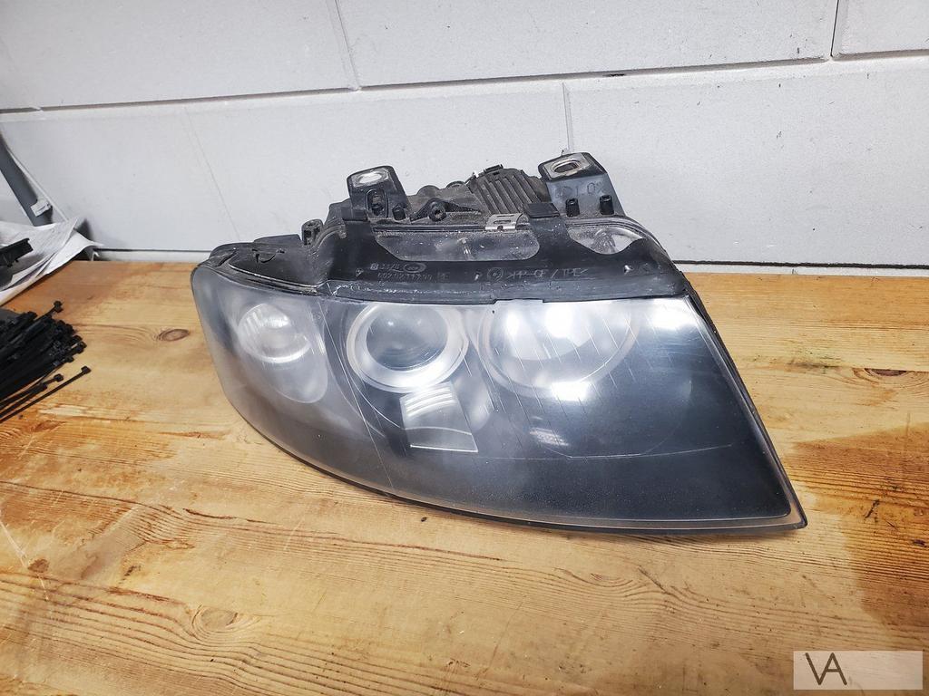 Audi A4 cabrio 2002 - 2006 koplamp rechts XENON met module, Ophalen of Verzenden, Gebruikt, Audi