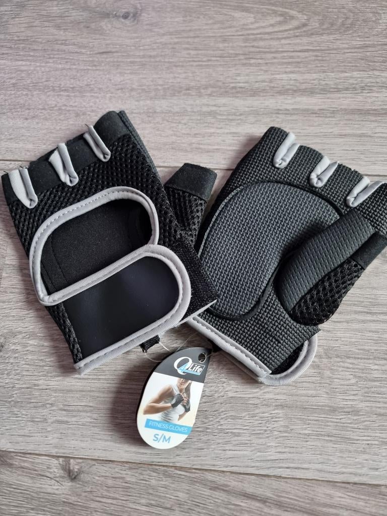 Zwart dames fitness handschoenen Q4Life, maat S-M, Nieuw PR1, Sport en Fitness, Ophalen of Verzenden, Nieuw