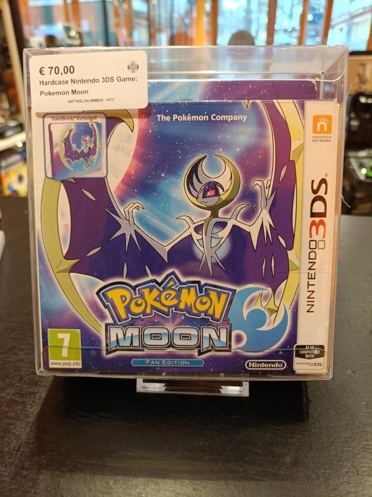 Pokemon Moon Fan Edition | Hardcase & steelbook | Compleet !, Spelcomputers en Games, Games | Nintendo 2DS en 3DS, Avontuur en Actie