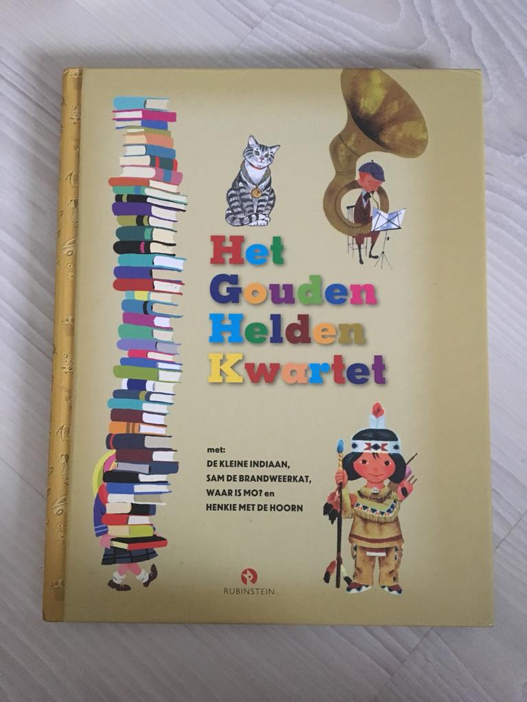 Het Gouden Helden Kwartet - Rubenstein, Boeken, Kinderboeken | Kleuters, Ophalen of Verzenden, Zo goed als nieuw, Sprookjes, Gouden boekje