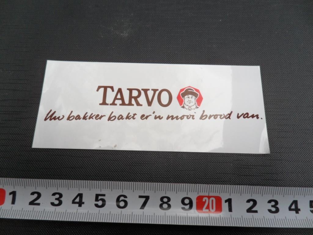 sticker TARVO Uw bakker bakt er 'n brood van, Ophalen, Zo goed als nieuw
