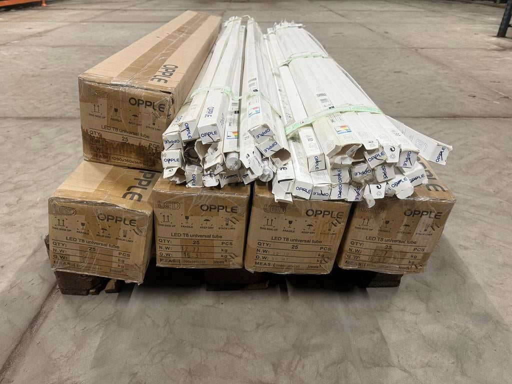 Partij opple LED tl, Ophalen of Verzenden, Zo goed als nieuw, 250 cm of meer, Palen