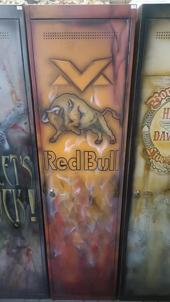 IN DE AANBIEDINDG!!Special Paint metalen draaideurkast, R, Ophalen of Verzenden, Zo goed als nieuw, H