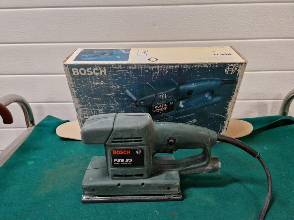 vlakschuurmachine bosch PSS 23 MP, Doe-het-zelf en Verbouw, Gereedschap | Schuurmachines, Ophalen of Verzenden, Gebruikt, Vlakschuurmachine