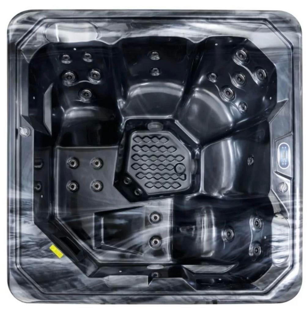Jacuzzi nieuw 5 pers met 2 ligplekken €5450,-, Ophalen of Verzenden, Nieuw, Trap, Vast