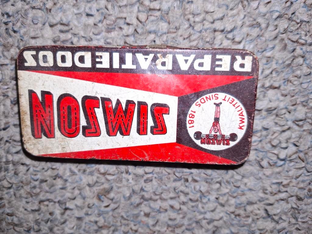 Retro blikje, Ophalen of Verzenden, Gebruikt, Overige