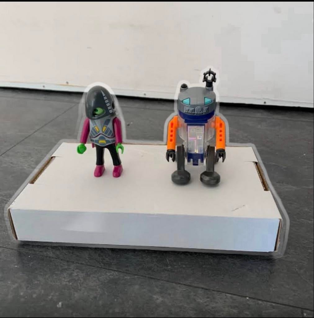 2 poppetjes., Kinderen en Baby's, Speelgoed | Playmobil, Ophalen of Verzenden, Zo goed als nieuw