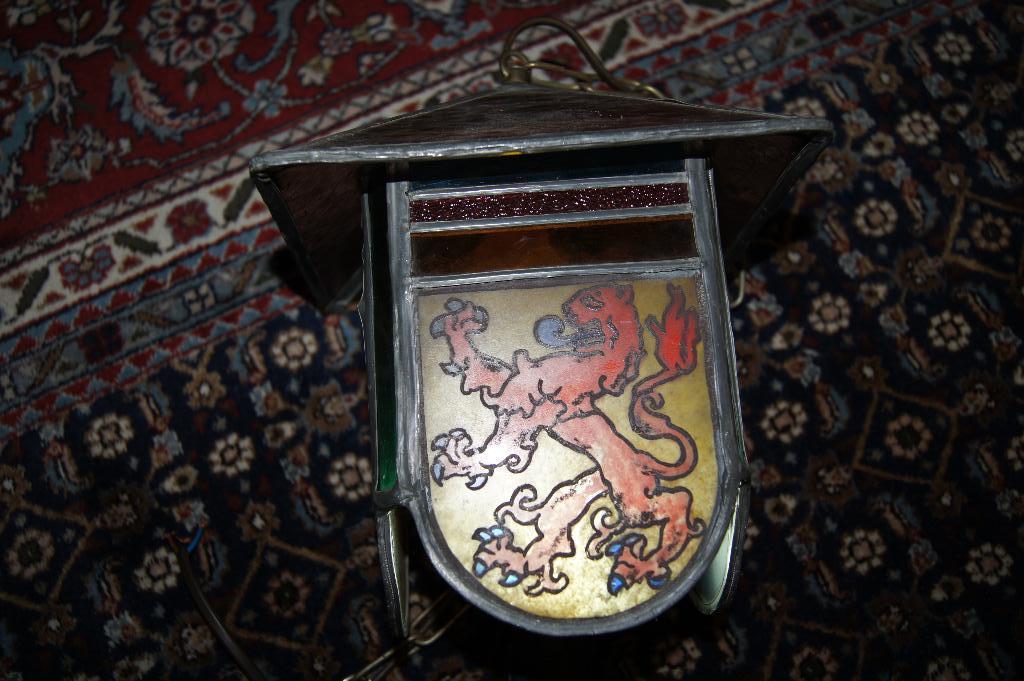 Lamp   ( Glas en Lood, Ophalen of Verzenden