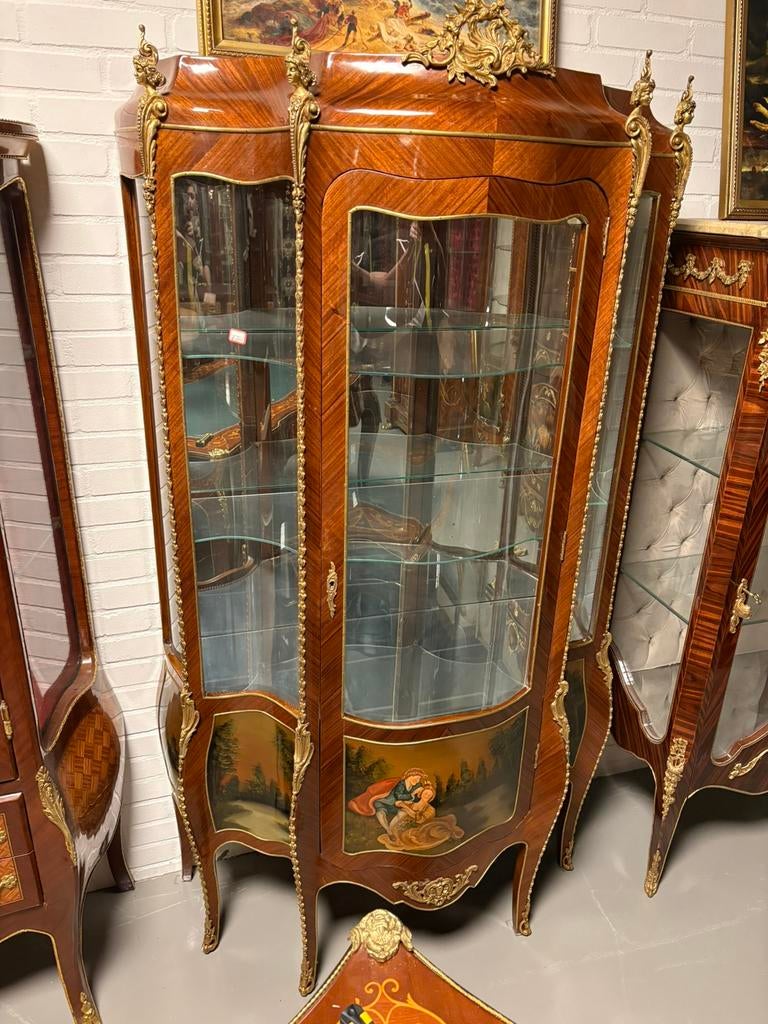 Porselein juwelen vitrine op 6 voeten, Ophalen of Verzenden, Zo goed als nieuw, 25 tot 50 cm, Minder dan 100 cm