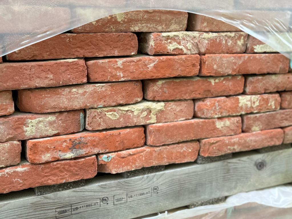 23800 stuks oude vechtformaat steen van 22x4x11cm., Ophalen, Gebruikt, Bakstenen, Info@walstra.nl