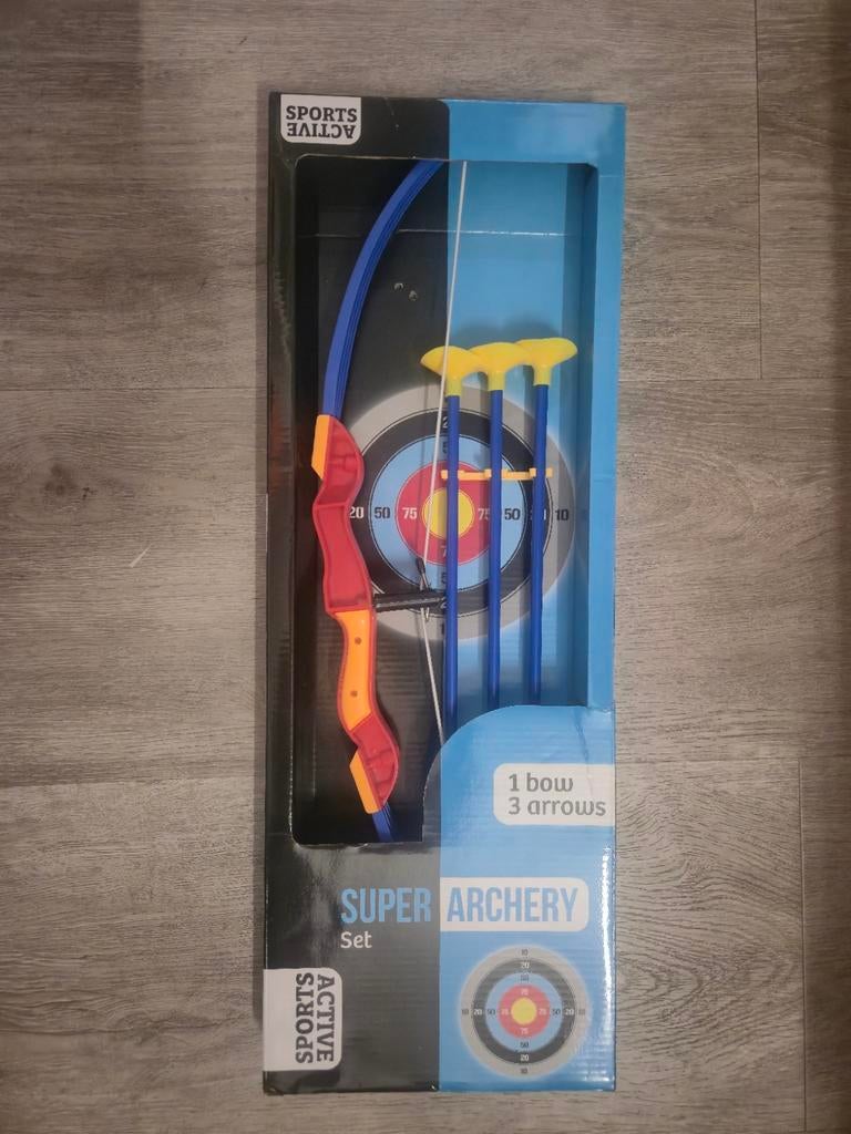Pijl en Boog Set met Zuignappen - Super Archery, Sport en Fitness, Handboogschieten, Verzenden, Nieuw, Pijlen