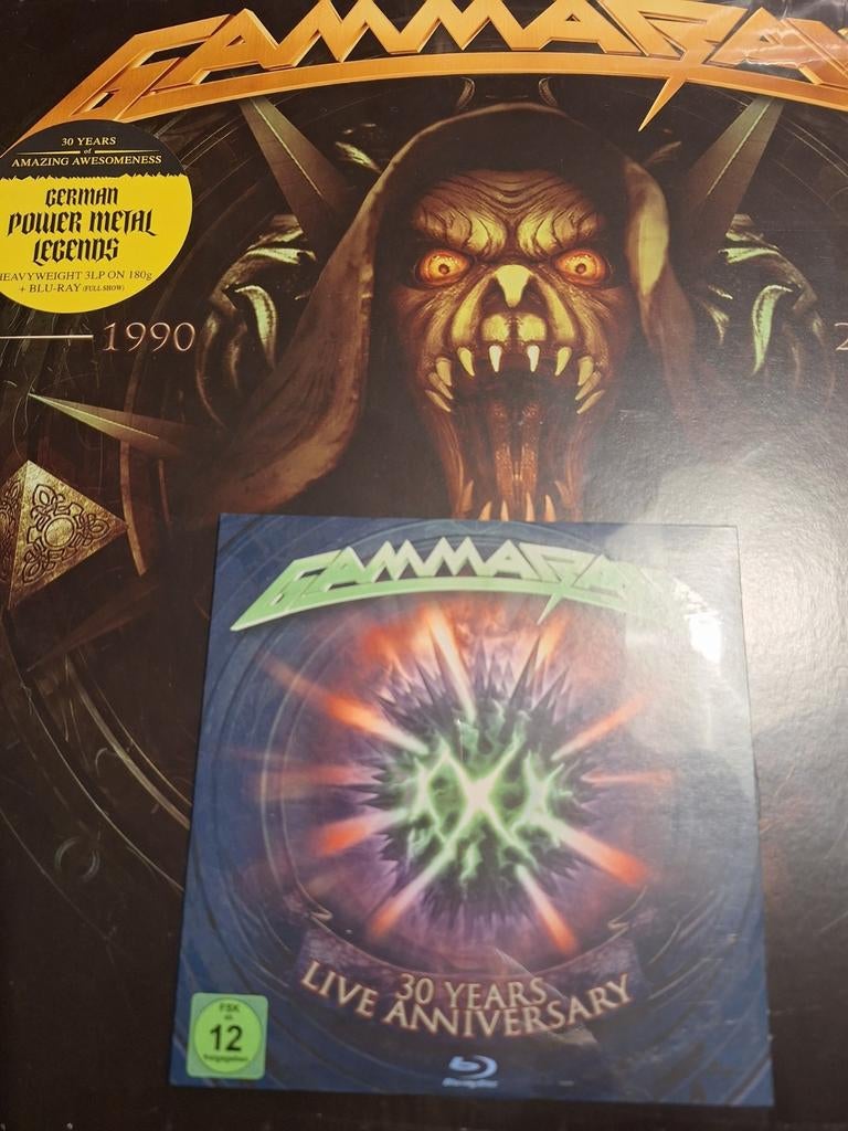 Gamma Ray: 30 Years live anniversary 3 lp + dvd, Verzenden, Zo goed als nieuw