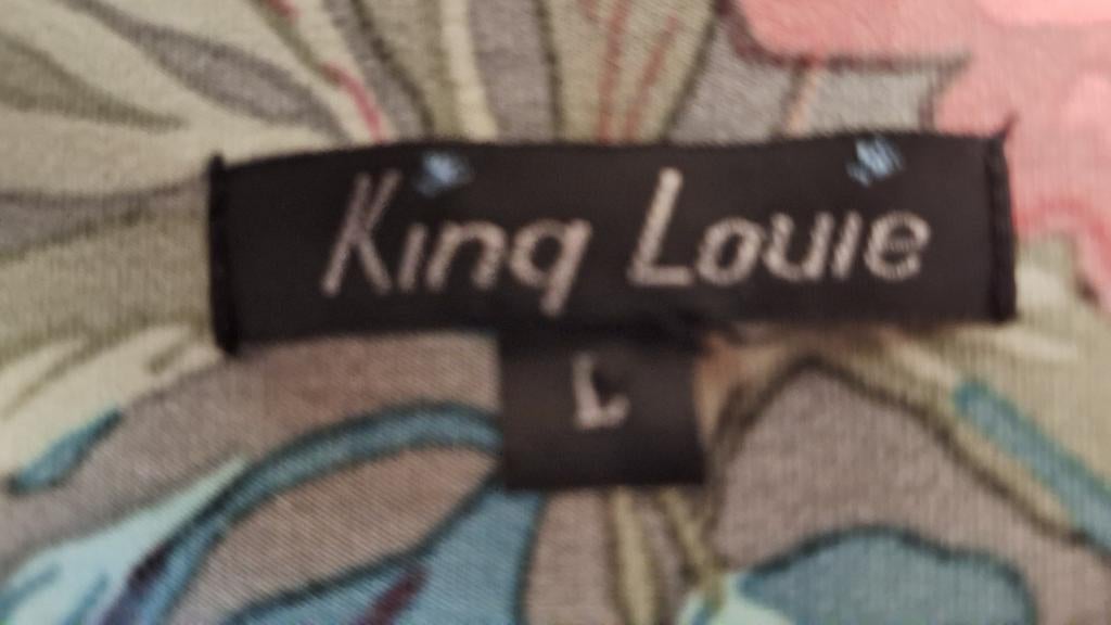 Fleurig King Louie jurkje maat L, King Louie, Ophalen of Verzenden, Zo goed als nieuw, Maat 42/44 (L)