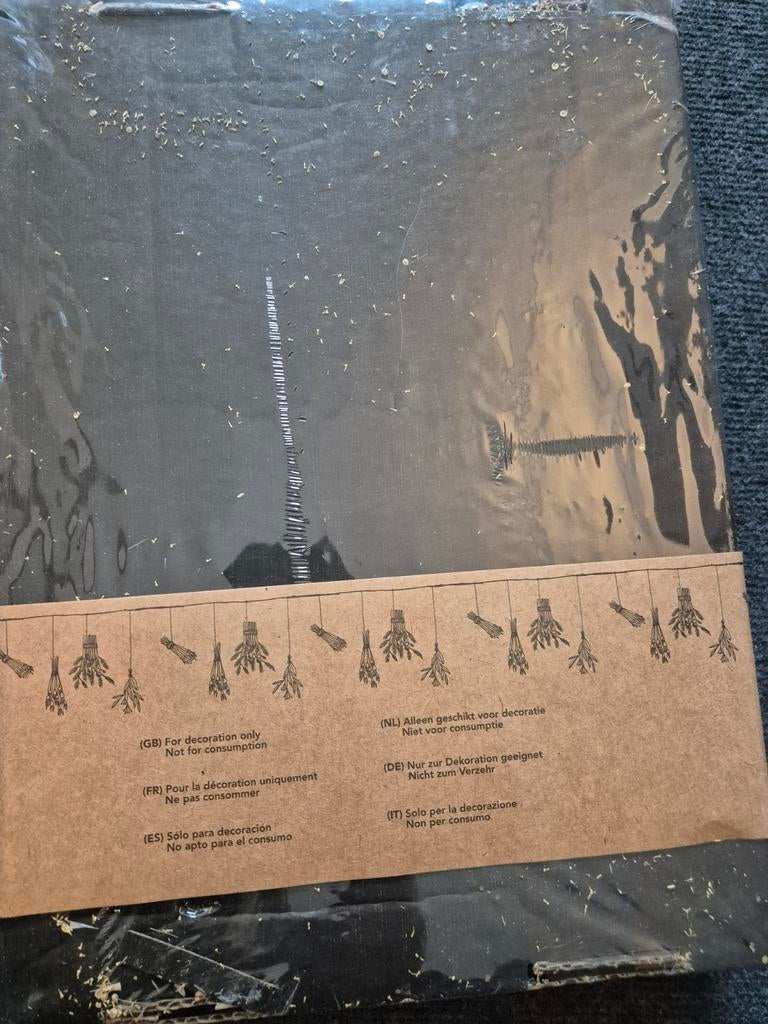 Senza Magnetische Decoratie Dienblad & droogbloemenset, Huis en Inrichting, Woonaccessoires | Kandelaars en Kaarsen, Ophalen, Overige materialen
