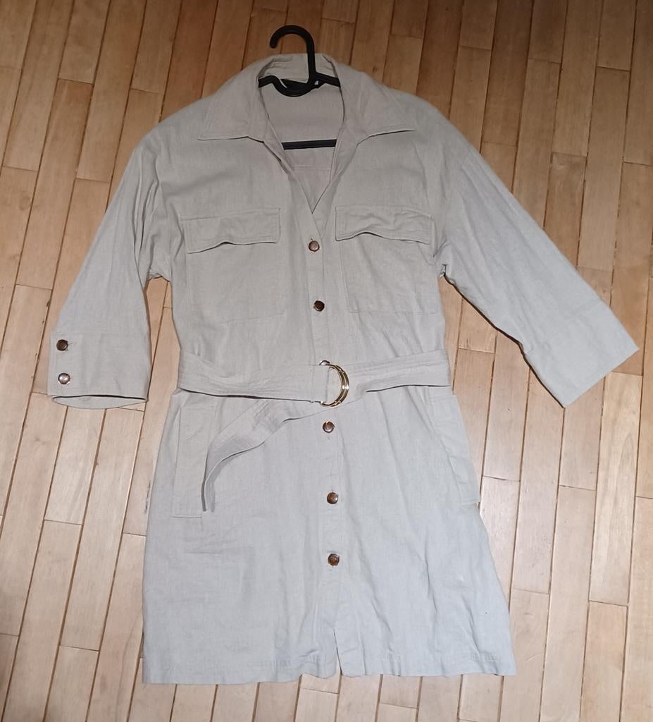 Nieuw ongedragen jurk 50% linnen mt S, Kleding | Dames, Nieuw, Ophalen of Verzenden, Maat 36 (S), Zara
