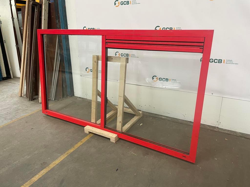 Aluminium Raamkozijn 243x132, Ophalen, Zo goed als nieuw, Aluminium, Raamkozijn