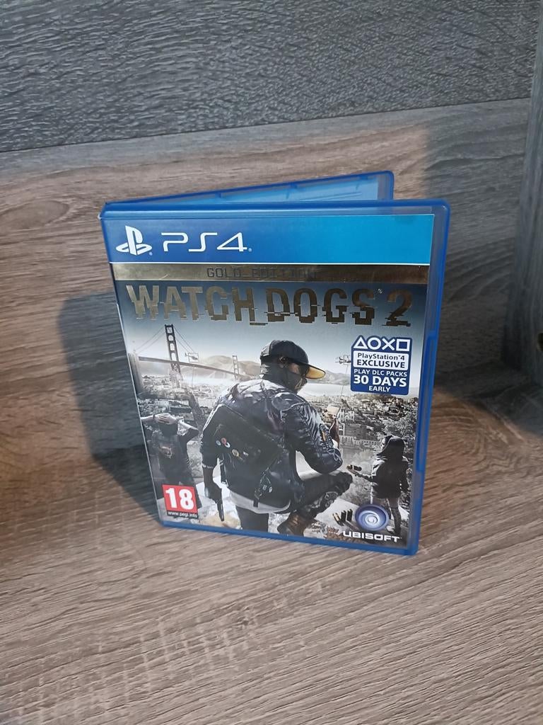 Watch Dogs 2 - PS4 - Gold Edition, Avontuur en Actie, Gebruikt, Vanaf 18 jaar, 1 speler