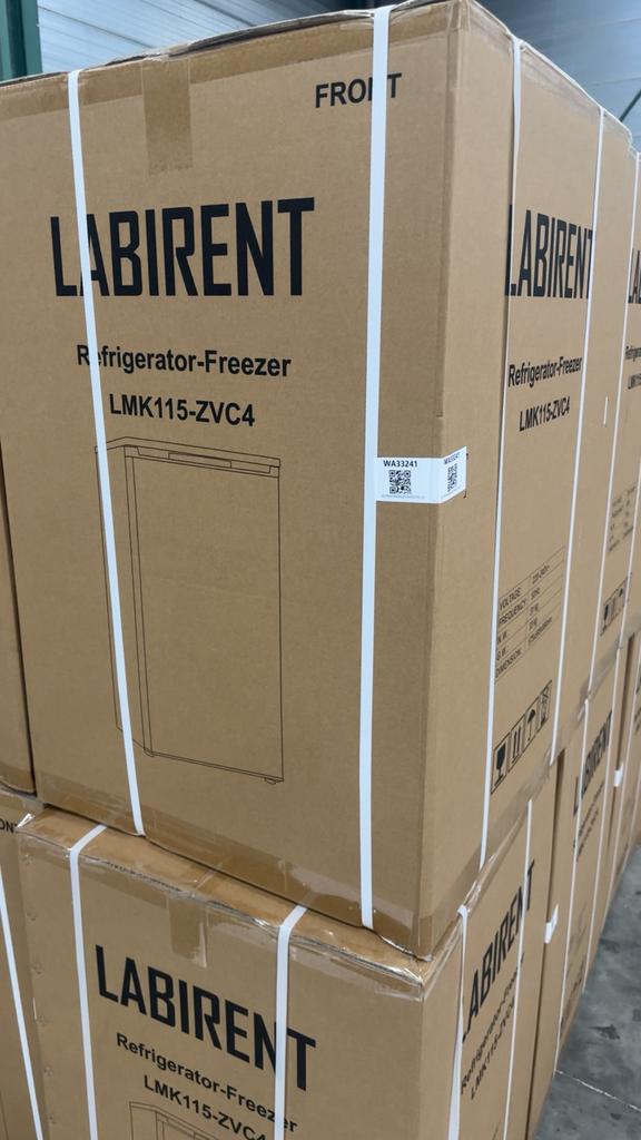 UITVERKOOP! Labirent Tafelmodel Koelkast met Vriesvak - 109L, Witgoed en Apparatuur, Koelkasten en IJskasten, Nieuw, Met vriesvak