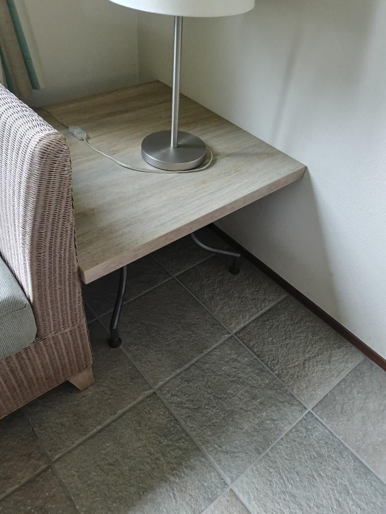 Salontafel 60x60 cm, Huis en Inrichting, Tafels | Salontafels, Ophalen, Gebruikt, 50 tot 100 cm, Overige materialen