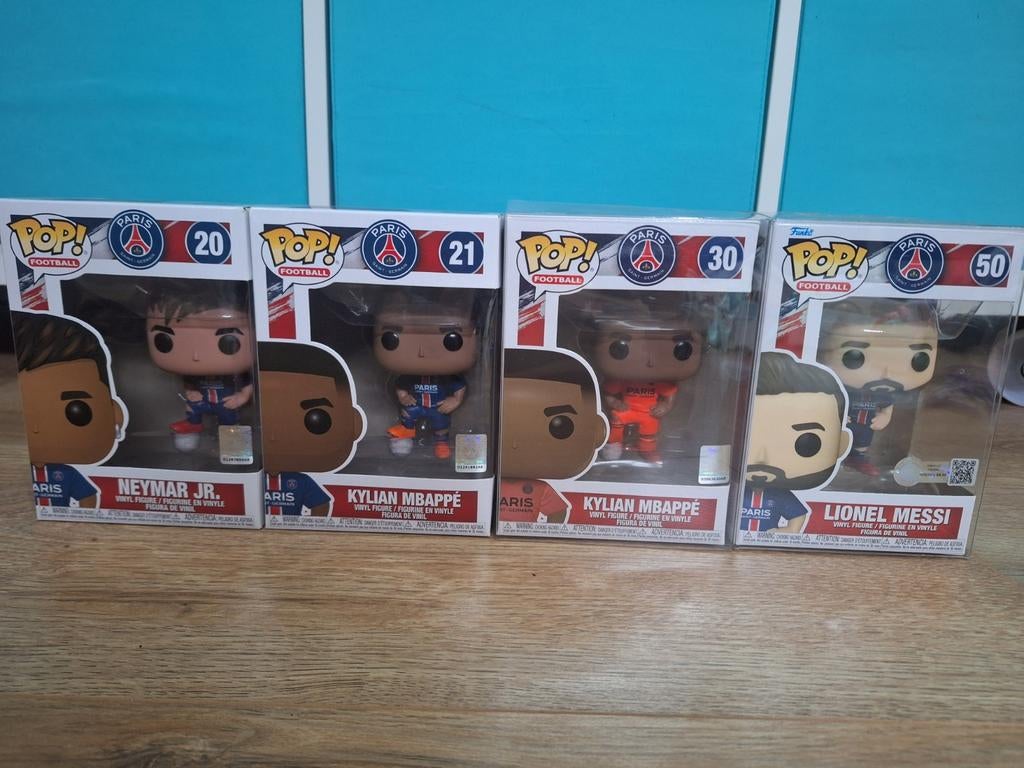 Funko Pop Voetbal PSG - Neymar, Mbappe, Messi, Verzamelen, Poppetjes en Figuurtjes, Ophalen, Nieuw