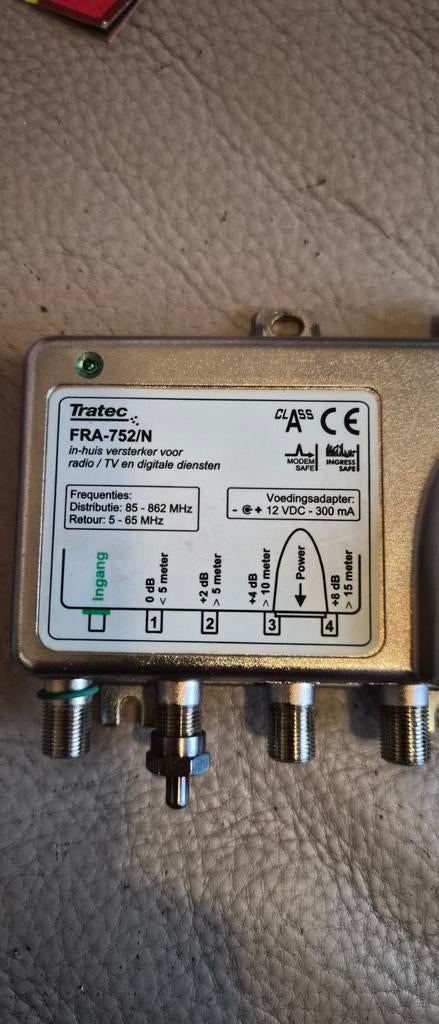 Tratec FRA-752/N Antenne Versterker, Ophalen of Verzenden, Gebruikt, Overige merken