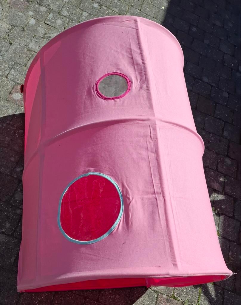Flexa roze bedtent voor junior bed, Ophalen of Verzenden, Gebruikt, 70 tot 85 cm, Matras