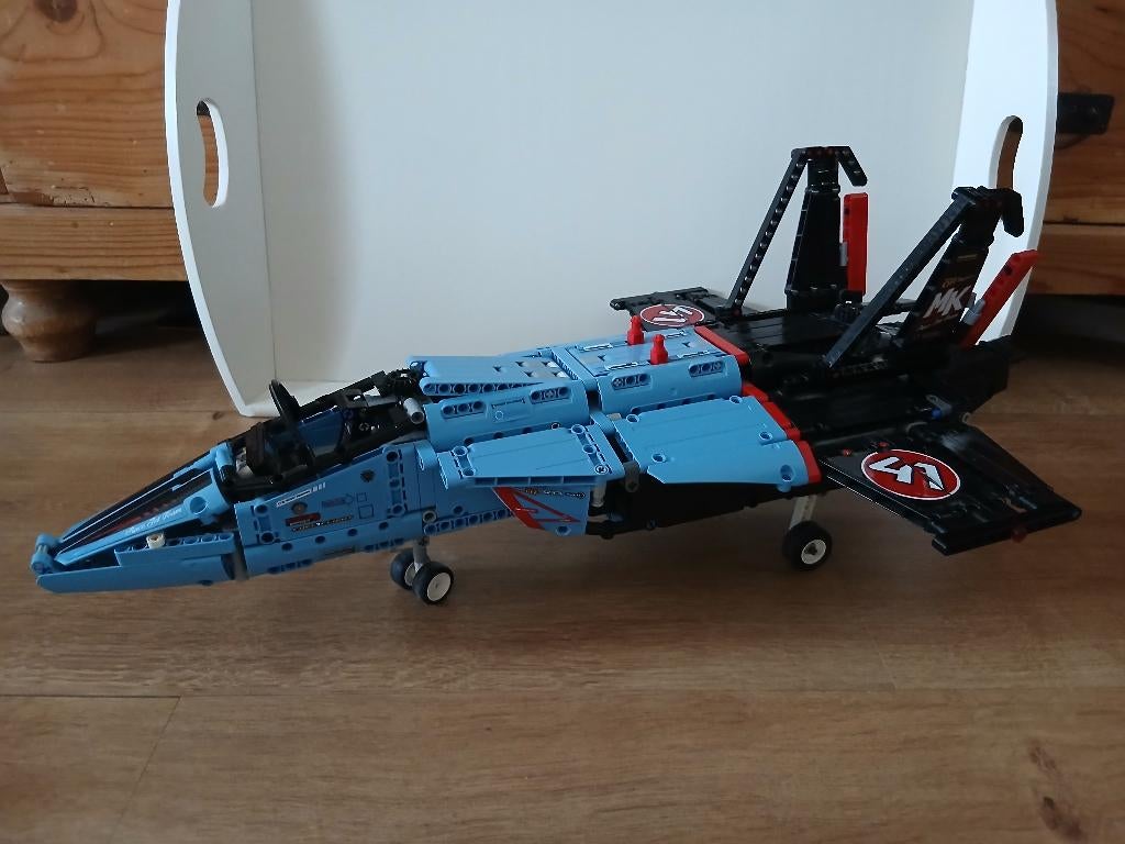 Lego Technic Race- straaljager 42066, Ophalen, Gebruikt, Complete set, Lego