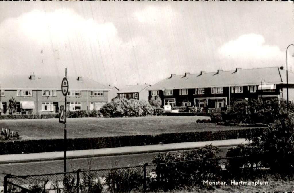 Monster - Hartmanplein - Woonhuizen, Ophalen of Verzenden, 1960 tot 1980, Gelopen, Zuid-Holland